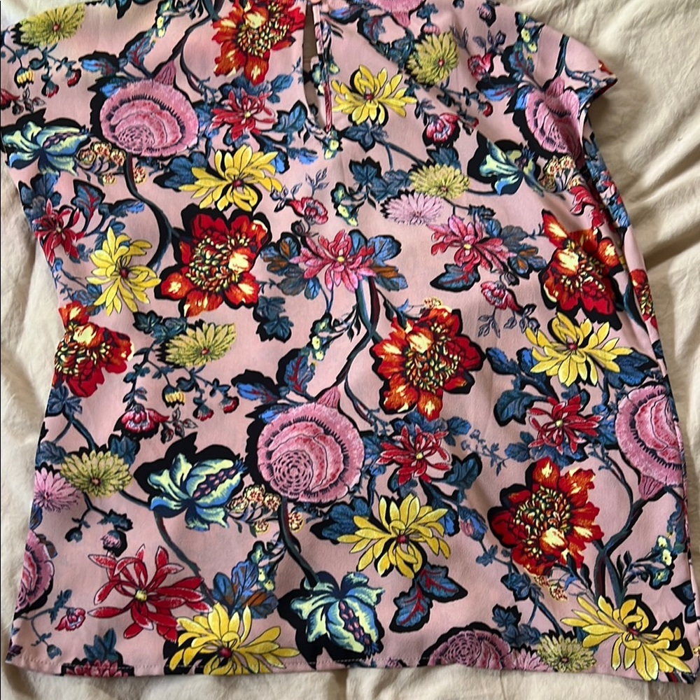 Floral Pink Top
